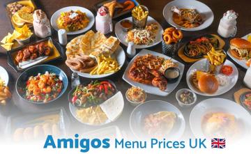 Amigos UK Menu Price