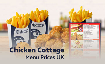 Chicken Cottage UK Menu Price