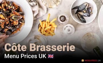 Côte Brasserie UK Menu Price