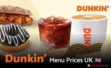 Dunkin UK Menu Price