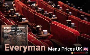 Everyman UK Menu Price