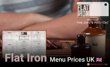 Flat Iron Menu