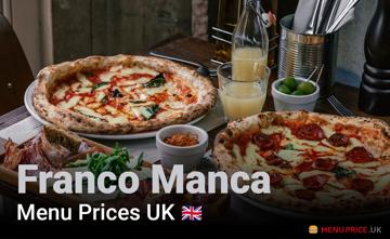 Franco Manca Menu