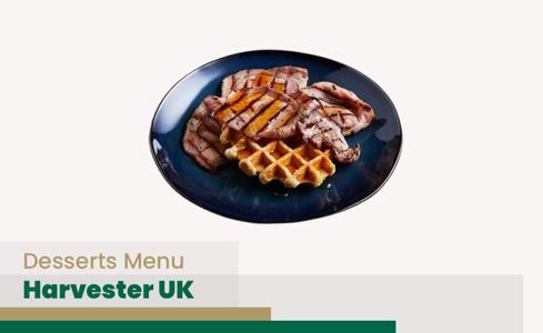 Harvester Desserts Menu Price UK