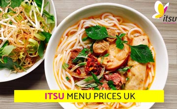 Itsu UK Menu Price