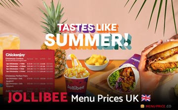 Jollibee UK Menu Price