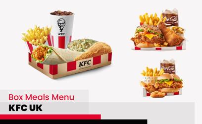 KFC Box Meals Menu Price UK