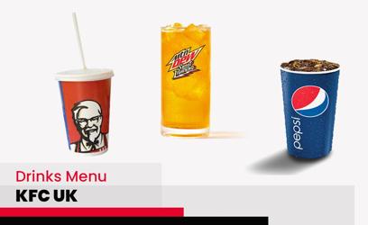 KFC Drinks Menu Price UK