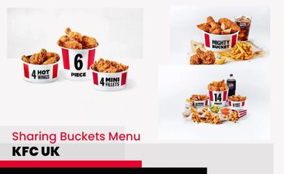 KFC Sharing Buckets Menu Price UK