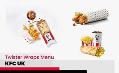 KFC Twister Wraps Menu Price UK