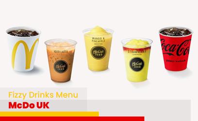 McDo Fizzy Drinks Menu Price UK