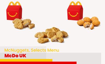 McDo McNuggets, Selects Menu Price UK