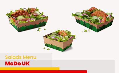 McDo Salads Menu Price UK