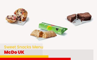 McDo Sweet Snacks Menu Price UK