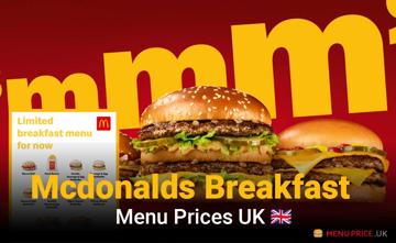 Mcdonalds Breakfast Menu