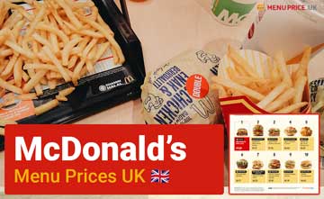 McDonald's UK Menu Price