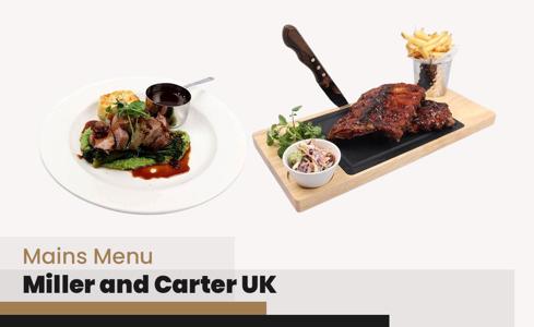 Miller and Carter Mains Menu Price UK