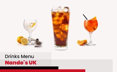 Nando's Drinks Menu Price UK