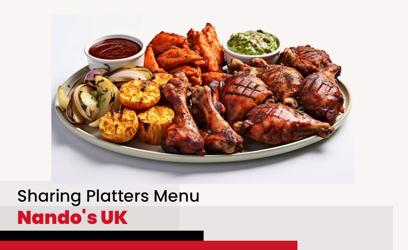 Nando's Sharing Platters Menu Price UK