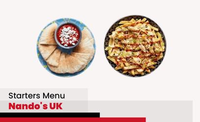 Nando's UK Menu Price