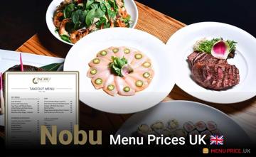 Nobu Menu