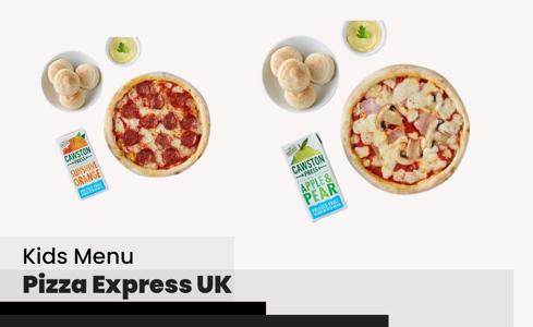 Pizza Express Kids Menu Price UK