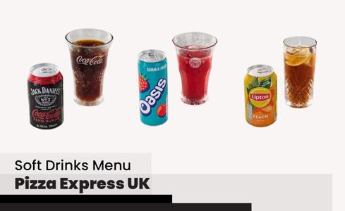 Pizza Express Soft Drinks Menu Price UK