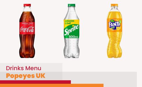 Popeyes Drinks Menu Price UK