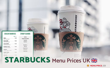 Starbucks Breakfast UK Menu Price