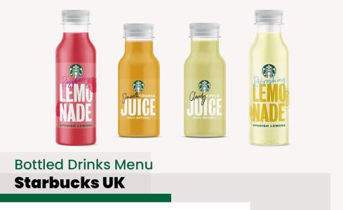 Starbucks Bottled Drinks Menu Price UK