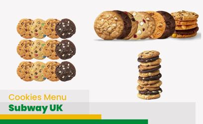 Subway Cookies Menu Price UK