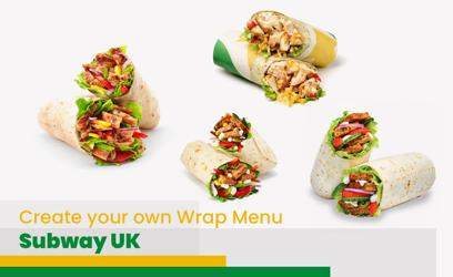 Subway Create your own Wrap Menu Price UK