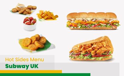 Subway Hot Sides Menu Price UK