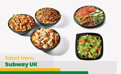 Subway Salad Menu Price UK