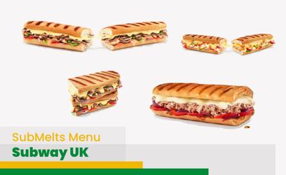 Subway SubMelts Menu Price UK