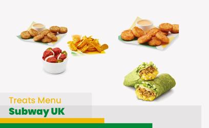 Subway Treats Menu Price UK