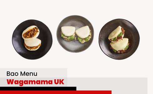 Wagamama Bao Menu Price UK