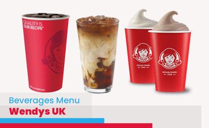 Wendys Beverages Menu Price UK