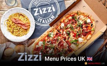 Zizzi Menu