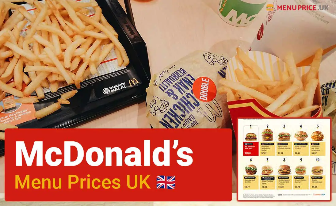 McDonald's Menu Prices UK 2024