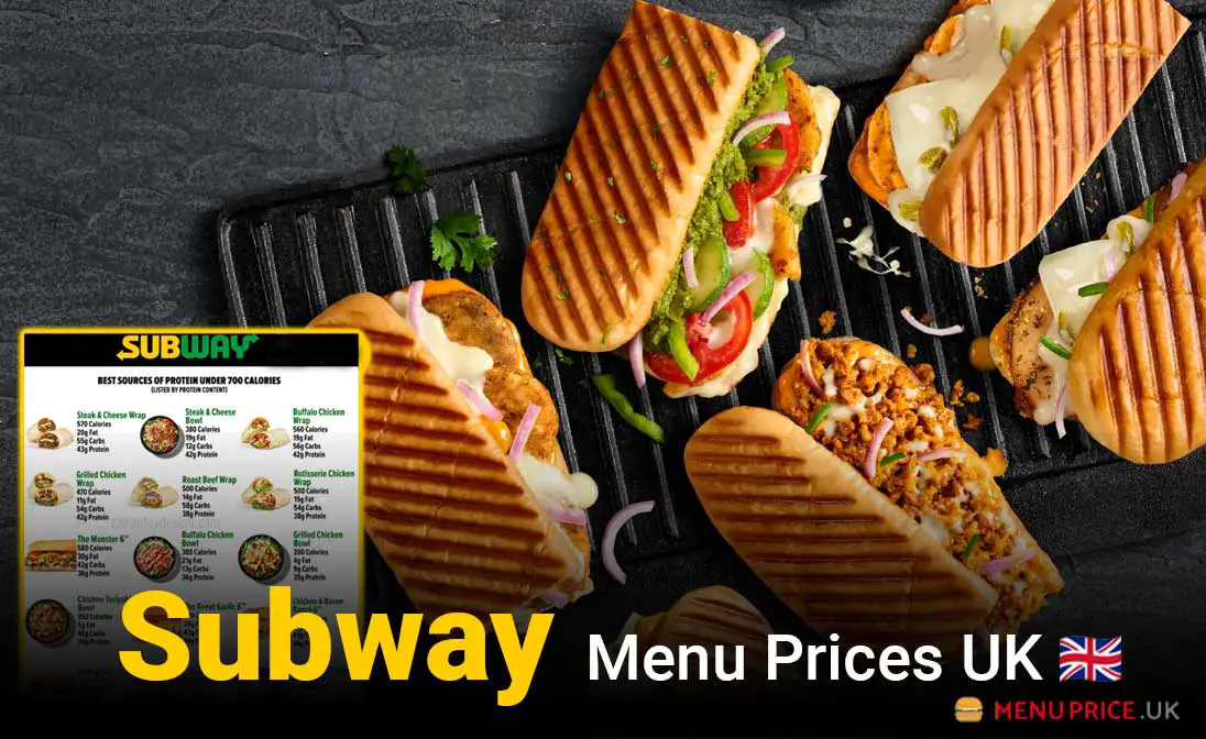 Subway Menu Prices UK 2025