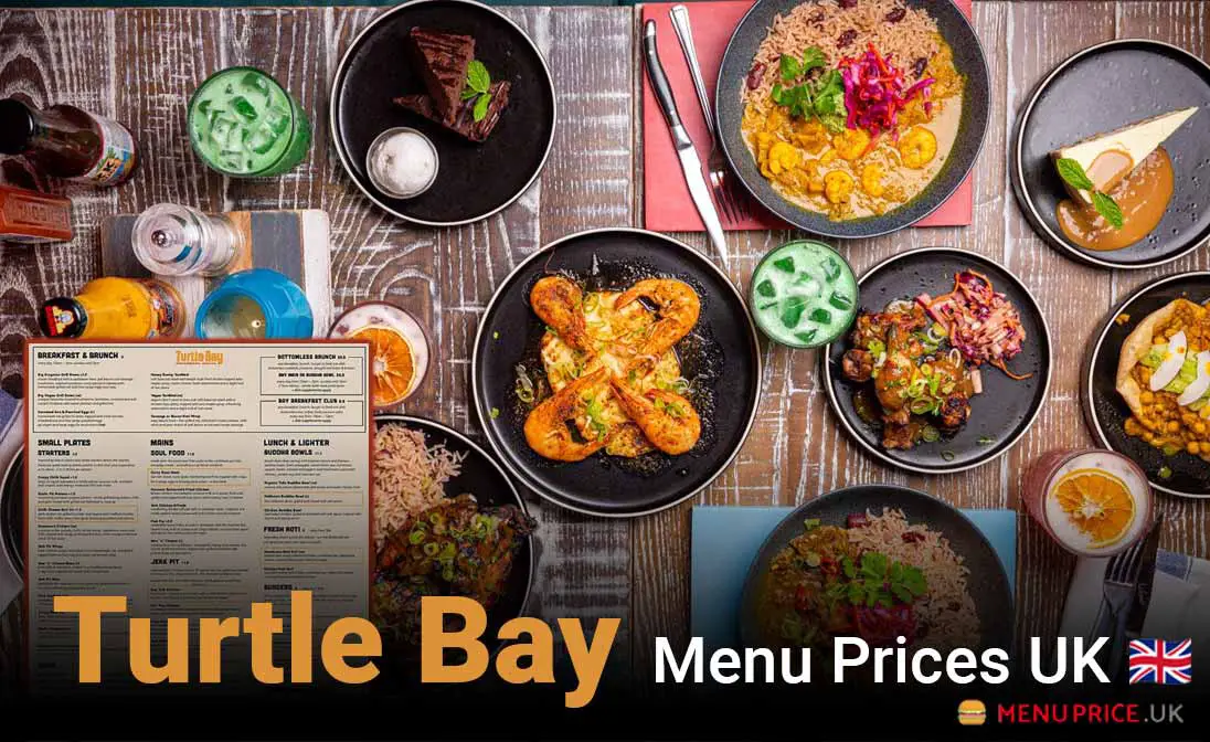 Turtle Bay Menu Prices UK 2024